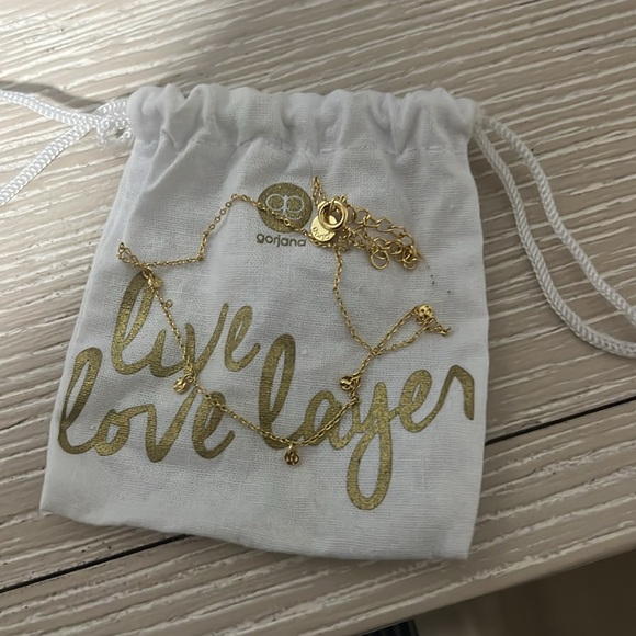 NWOT Gorjana mini disc choker gold necklace - Picture 2 of 3